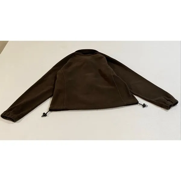 Columbia Brown Zip-Up Fleece Jacket Women’s Medium Outdoor Essential - Image 2