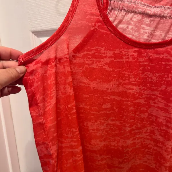 The Balance Collection by Marika Women's Red Orange Tank Top‎ Large Yoga Workout - Image 2