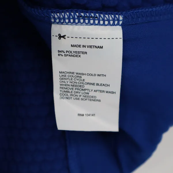 DSG Womens Run Grid 1/4 Zip Pullover Team Royal Blue Size S - Image 5