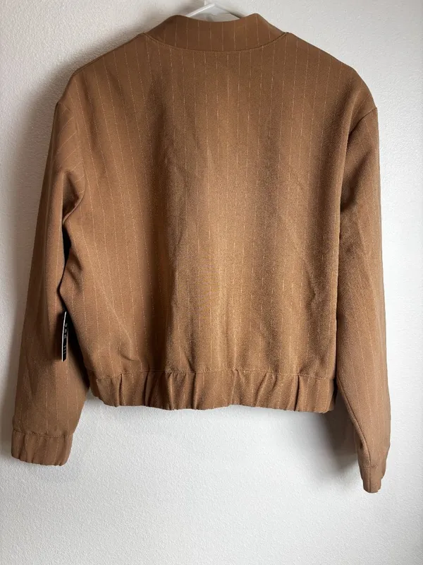 Express Tan NWT Blazer Suit Jacket - Size S - Image 3