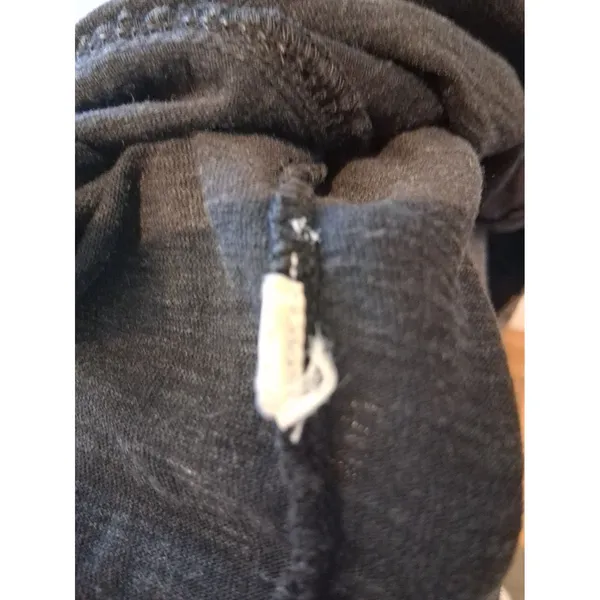 Daily Practice Anthropologie Malibu Creek Dress Cotton Ruffle Black measures Med - Image 11