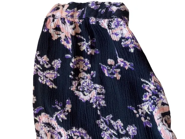 Billabong Floral Open Kimono Cardigan | Navy | Size M/L - Image 5