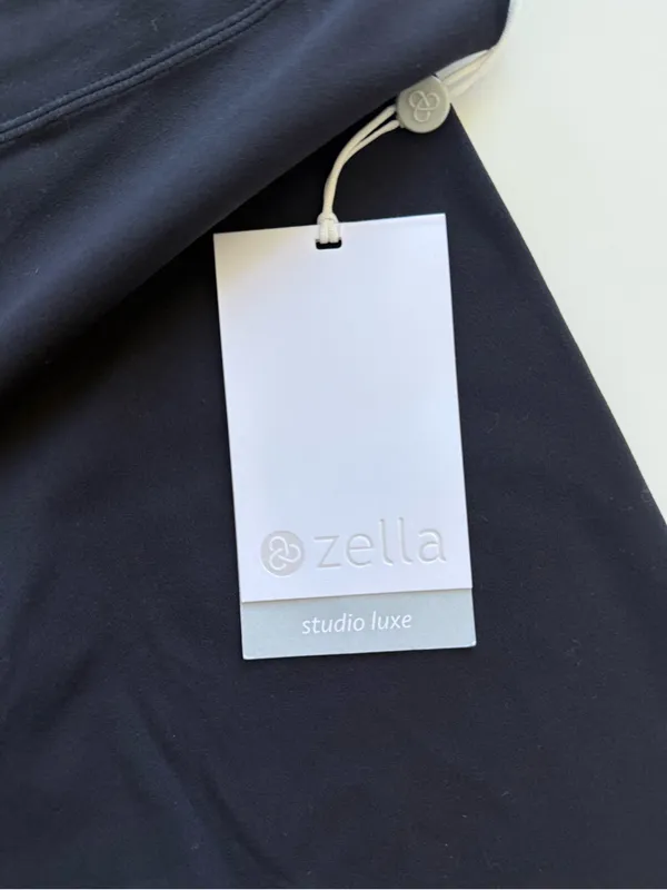 NWT Zella Studio Luxe Bootcamp Leggings Black Size Small - Image 5