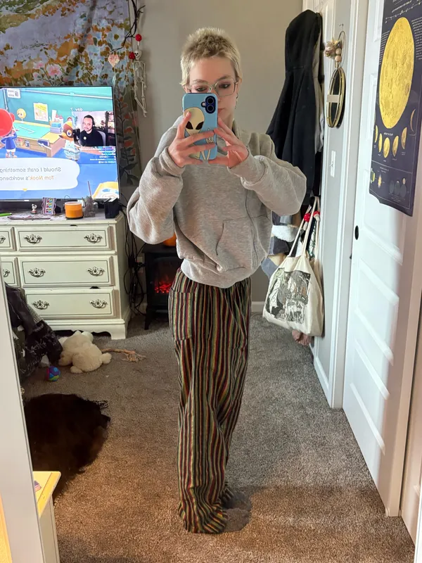 Earthbound Striped Linen Pants - Image 2