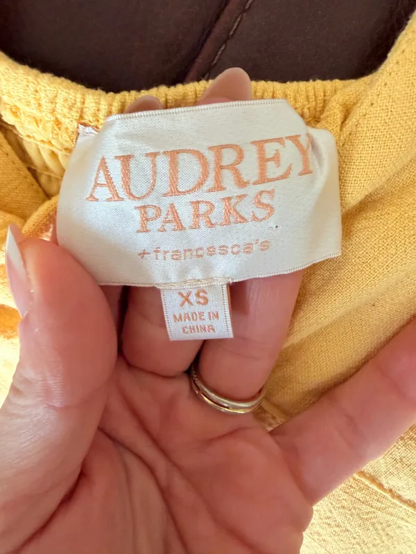 Francesca's x Audery Parks V-Neck Jumpsuit - Image 3