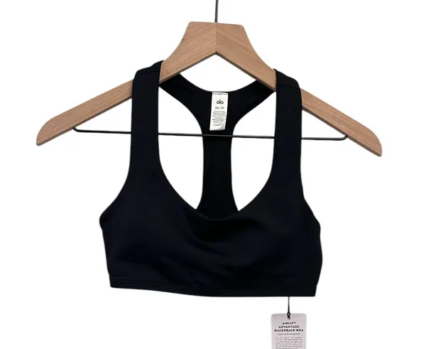 Alo Airlift Advantage Racerback Bra - Black XS NWT Authentic - Image 4