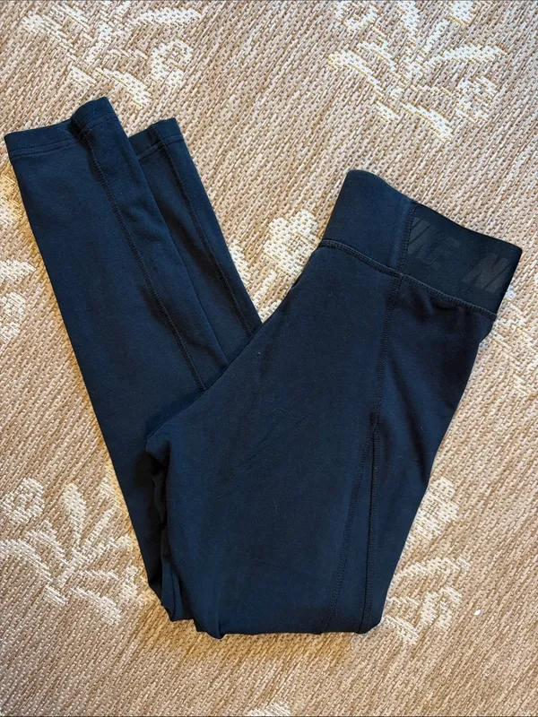 Nike  Black Logo Performance Leggings - Image 4