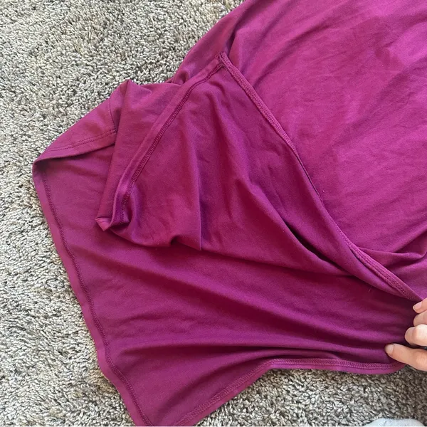 Le Lis One-Shoulder Magenta Midi Dress - Image 5