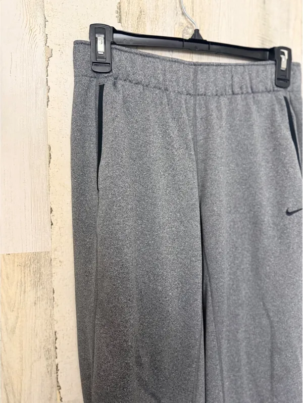 Nike Women’s XS Gray Dri-FIT Fleece Jogger Pants Toggle Hem Zip Pockets - Image 5