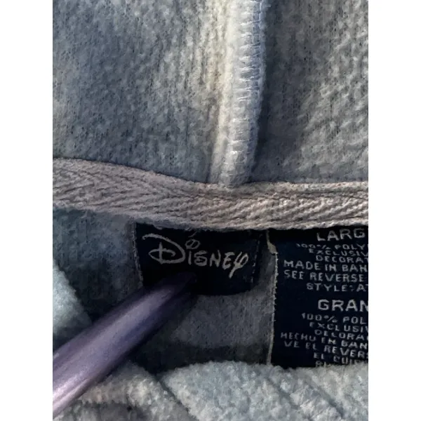 Disney Mickey Mouse Hoodie‎ Women Large Winter Snowflake Pullover - Image 7