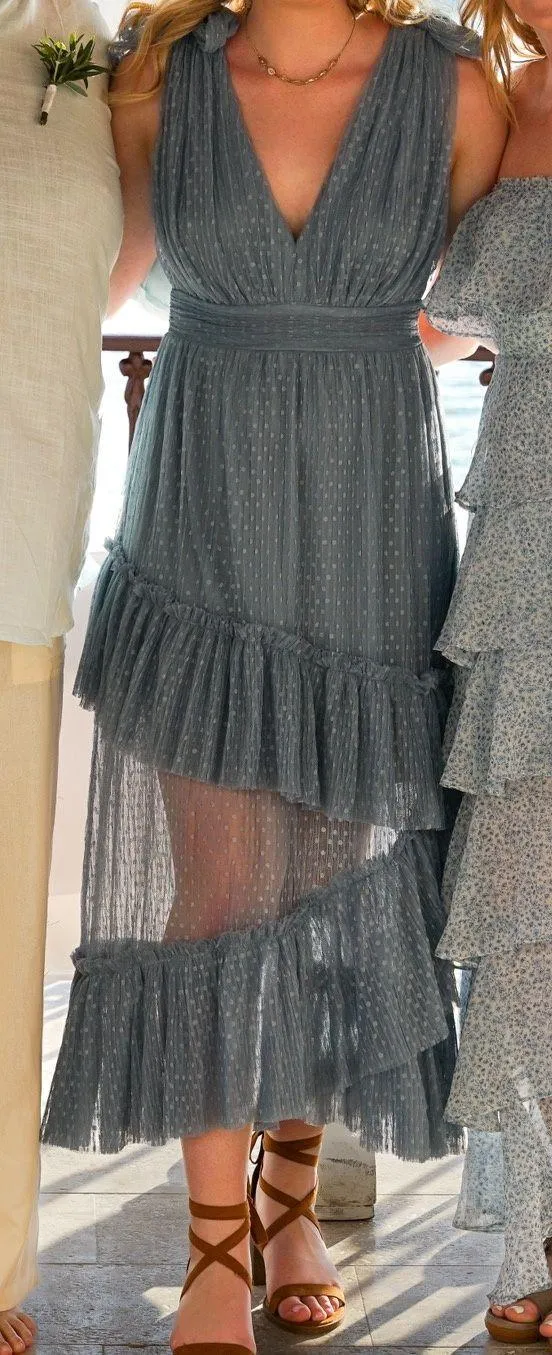 VICI Carrie In Paris Tulle Midi Dress - Image 6