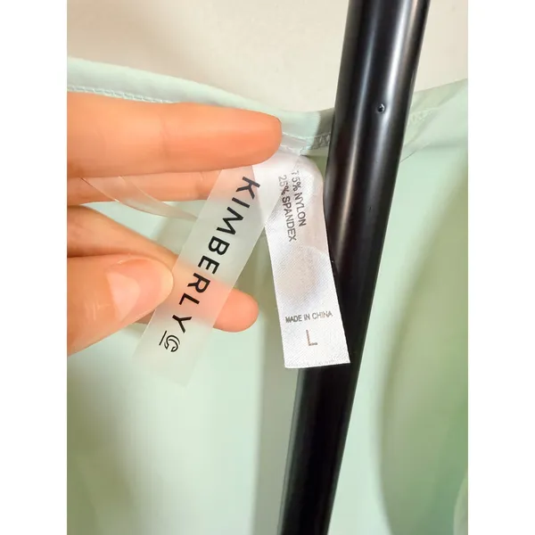 Kimberly C Mint Green Long Sleeve Bolero Shrug Cropped Activewear Top Large - Image 4