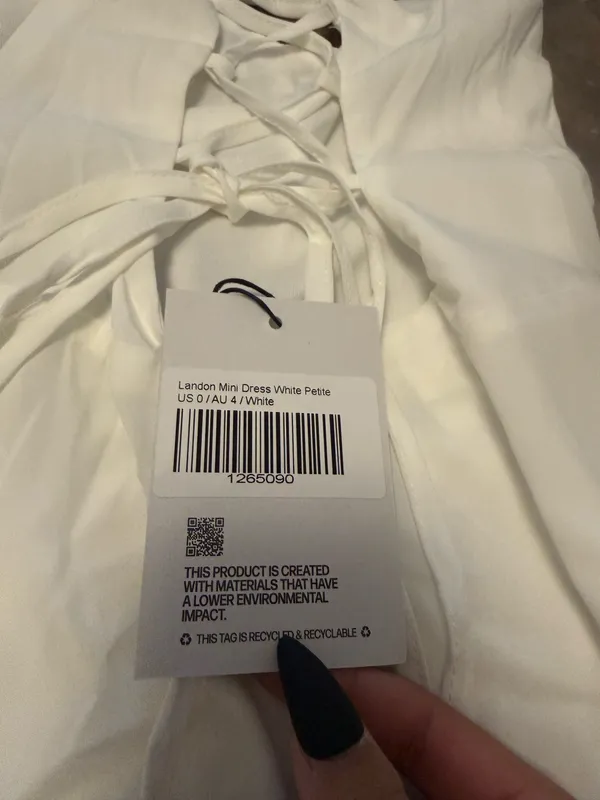 Princess Polly White Dress Petite - Image 6