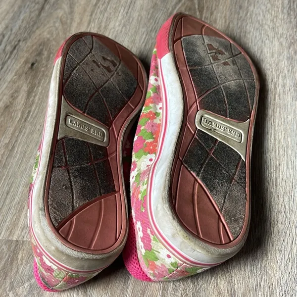 Lands End Floral Shoes Size 7 - Image 8