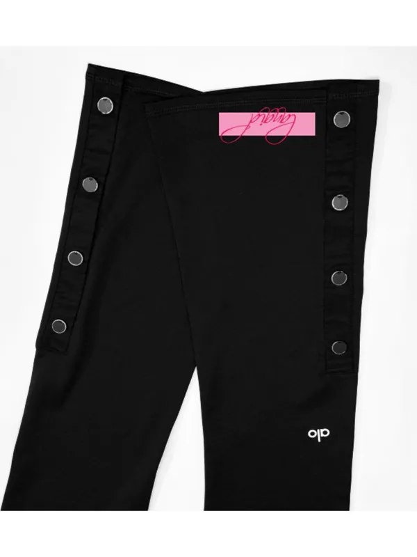 Alo Airlift High-Waist Game Changer Leggings Black Hi-Rise Button Bootcut Flare - Image 6