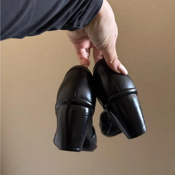Dansko Roxy Mary Jane Heels Sz 6 in Black‎ NEW leather strap - Image 4