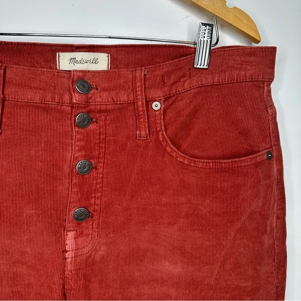 Madewell Cali Demi-Boot Jeans in Corduroy: Button-Front Edition Size 32 - Image 4