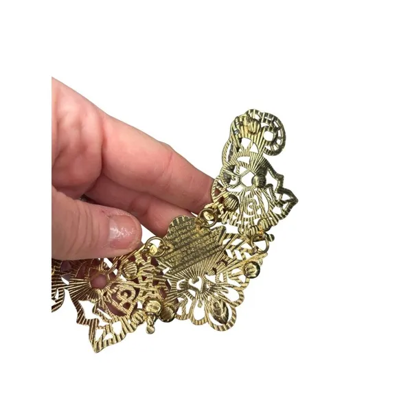 Disney Rapunzel Vintage-Inspired set of 2 missing beads - Golden Floral Necklace - Image 7