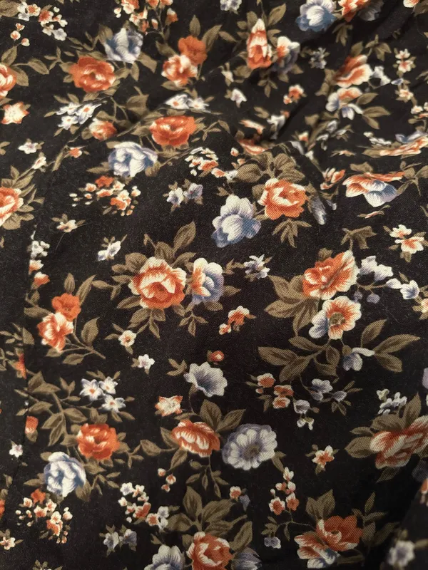 Energie Black Floral Dress - Image 2