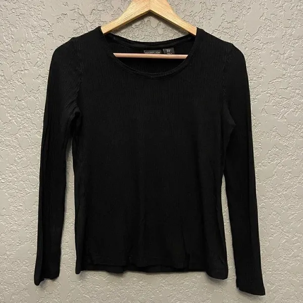 Rachel Zoe Black Long Sleeve Blouse - Image 2