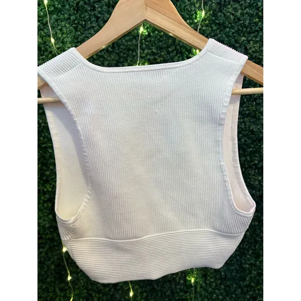 Babaton Women's White Bra/ Crop-top - Image 2