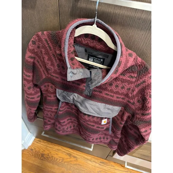 Carhartt women's fleece pullover size small - Image 2