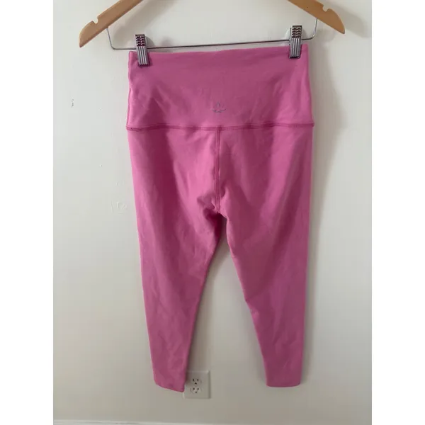 Beyond Yoga Spacedye High Waisted Leggings Pink Medium 7/8 Length Activewear - Image 2