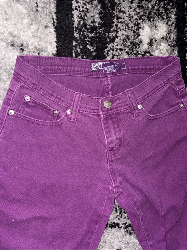 Purple Women's Slim Jeans size 3/4 - Image 5
