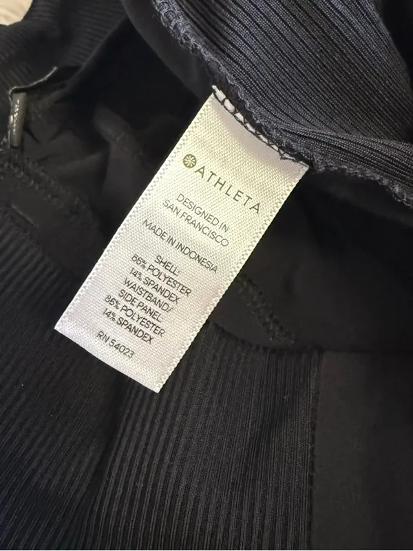 Athleta Black Slim Ankle Pants Size 6 Stretch Pull On Work Travel - Image 5