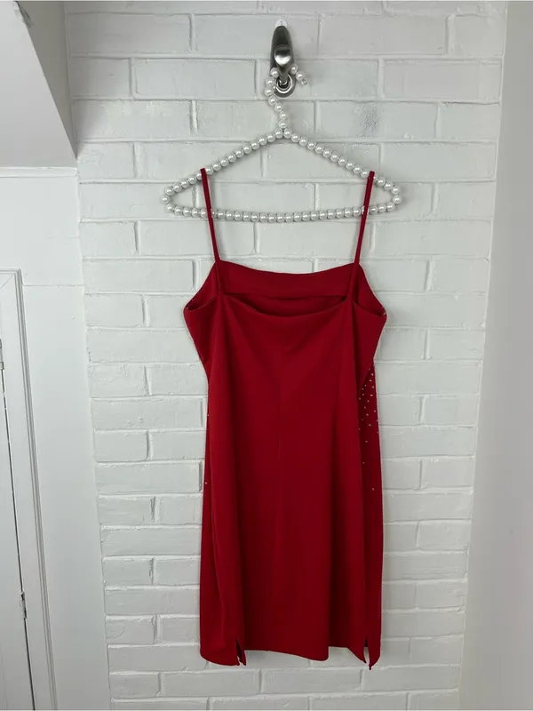 Red Glitter Sparkle Dress - Image 7