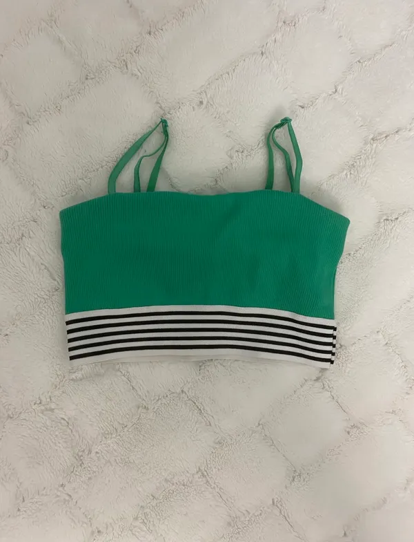 Green Cropped Top - Image 2