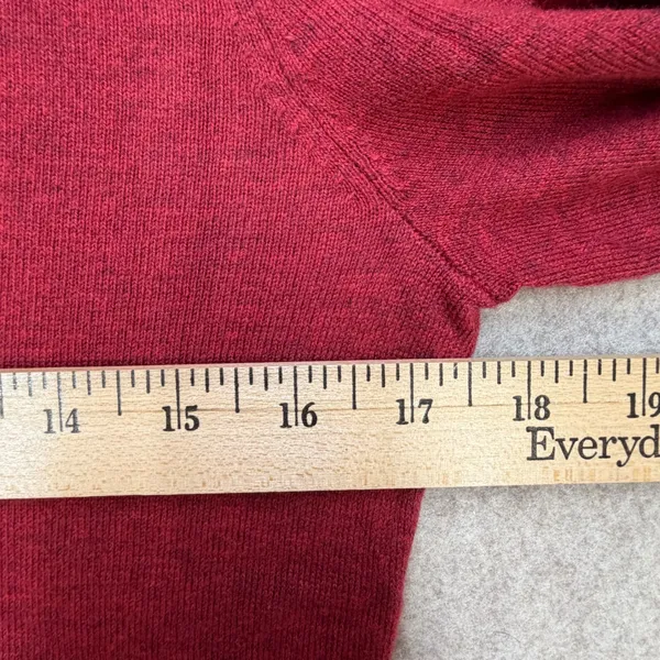 Eddie Bauer Women Small‎ Red Classic Preppy Ivy League Academia Button Cardigan - Image 5