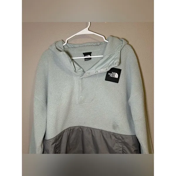 The North Face Riit Sherpa Fleece Pullover Hooded Sweater Women’s Size XL Flawed - Image 2