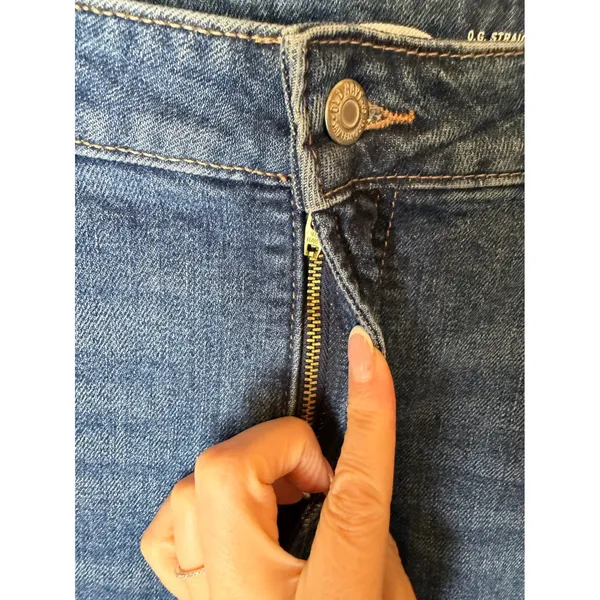 Old Navy OG Straight Jeans Women 18 Blue NWT High Rise Secret Slim Pockets Denim - Image 8