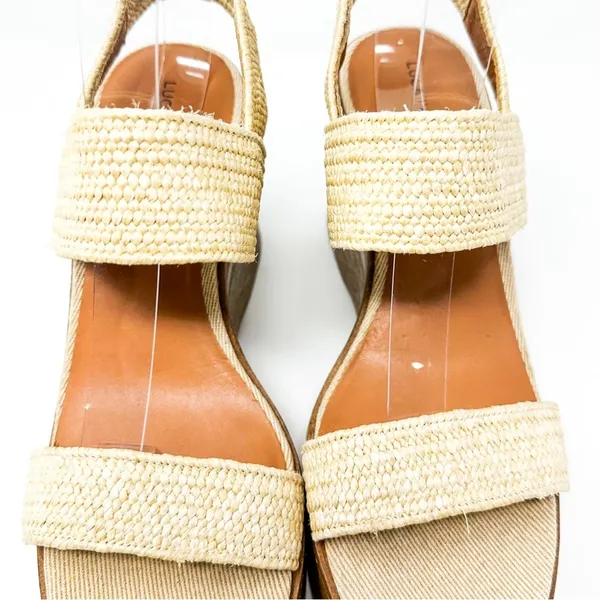 NEW Lucky Brand Delukah Ankle Strap Wedge Slingback Sandals, Size 9.5, MSRP $99 - Image 7