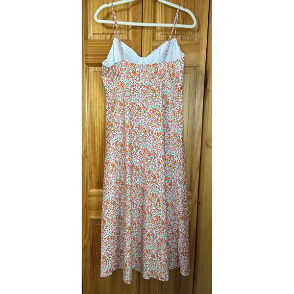 Princess Polly NWOT Amara Midi Dress Multi Ditsy Floral Sweetheart Bustier Sz 10 - Image 3