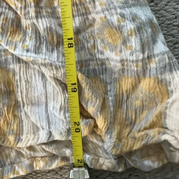 Free People Gold and Cream Women's Top - Image 8