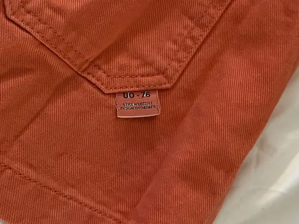BDG Urban Outfitters Carpenter Shorts Orange Size 26 - Image 6