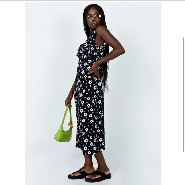 Floral Midi Dress - Image 4