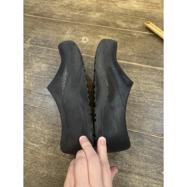 Birkenstock Black‎ Rubber Waterproof Men's Clog Mules Shoes 40 MENs 7 womens 9 - Image 7