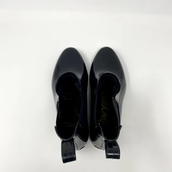 Sam Edelman Tinsley Black Glossy Ankle Chelsea Classic Preppy Rain Boots 7 - Image 6