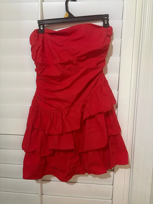 Pants Store Red Mini Dress - Image 2