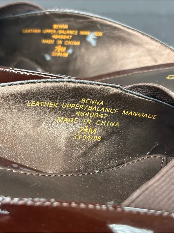Liz Claiborne Women’s Benna Brown Metallic Mule Size 7.5 New - Image 4