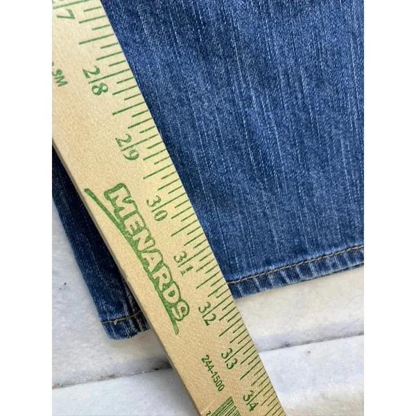 New York & Company Bootcut Jeans Women‎ 12 Tall Blue Low Rise Stretch Y2K - Image 5