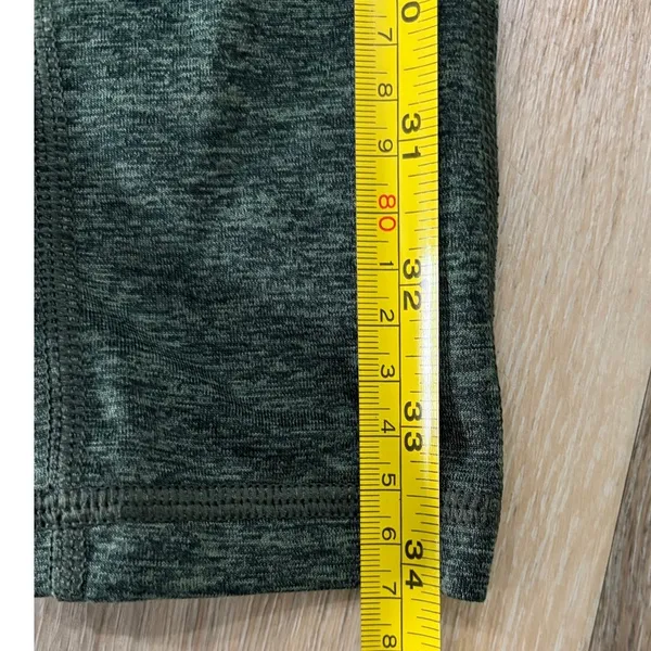 Aerie Women’s High Rise Leggings Heathered Green Athletic Yoga Workout Small - Image 4