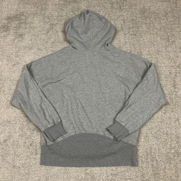 Free People Movement Hoodie Womens Large Gray Sweatshirt 1/2 Zip Pocket - Image 6