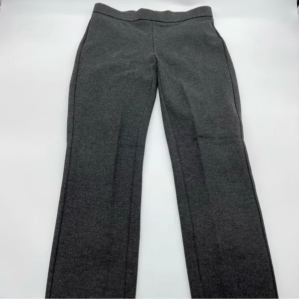 J. Crew Pixie Women’s Charcoal Gray Cigarette Pants w/Seams Down Back of Thighs - Image 3