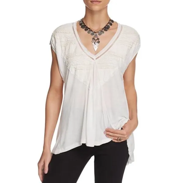 ✨2xHP✨Free People Abigail Lace-Detail Top✨ - Image 2