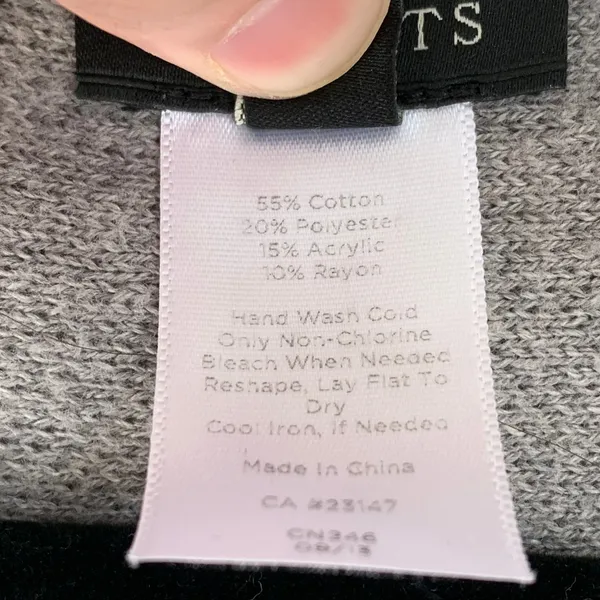 Talbots Colorblock Striped Pullover Poncho Top‎ Crew Neck OS Lagenlook Flowy - Image 7