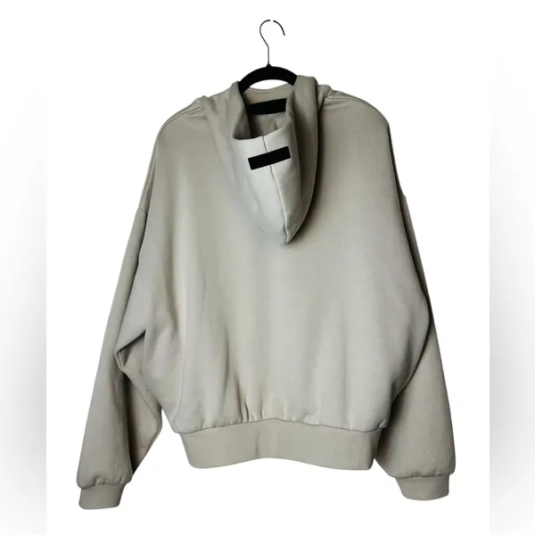 Fear of God Essentials Hoodie Sweatshirt Silver Cloud Relaxed Fir Casual - Image 7